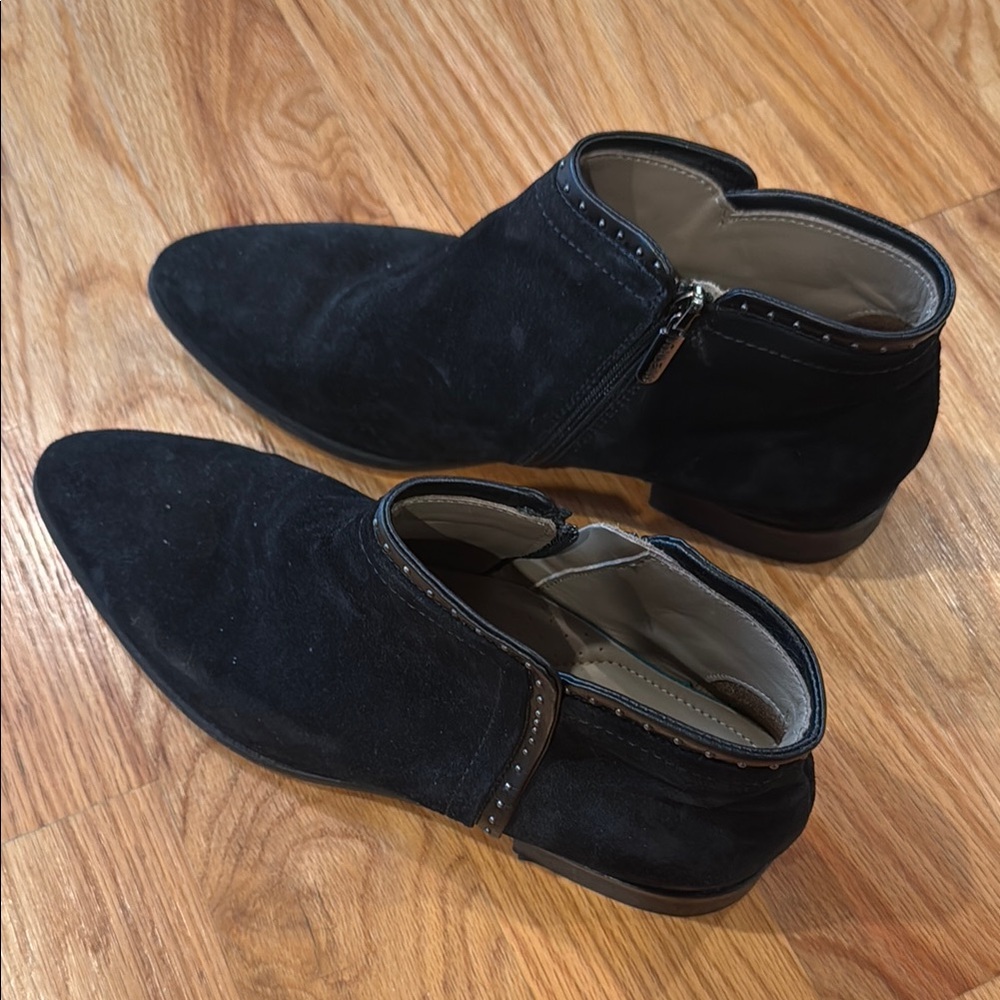 Black Suede Ankle Boots